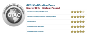 GCIH퍼펙트 덤프 최신 데모문제
